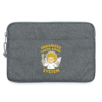 Angel System: Order in Chaos - Laptop bag 13" - heather grey - Front