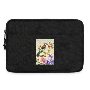 Oiseau coloré - Sacoche pour ordinateur portable 13 pouces - noir - Devant