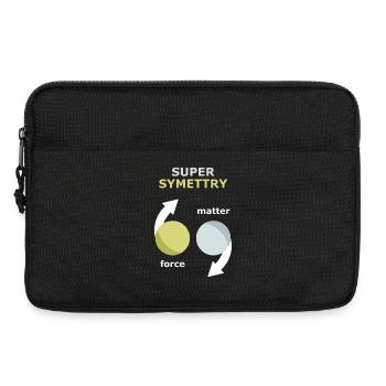 Theory of supersymmetry - Laptop bag 13" - black - Front