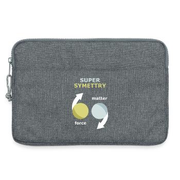 Theorie der Supersymmetrie - Laptoptasche 13" - Grau meliert - Vorne