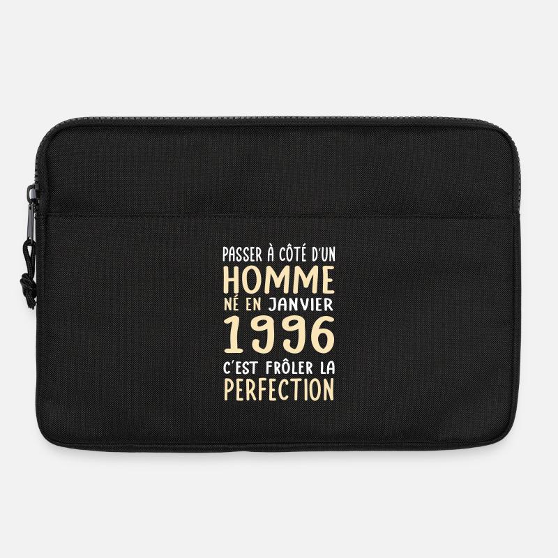 30. Geburtstag - geboren im Januar 1996 - Laptoptasche 13" - Schwarz