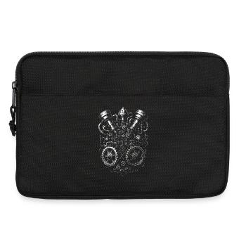 Steampunk Coeur Engrenage - Sacoche pour ordinateur portable 13 pouces - noir - Devant