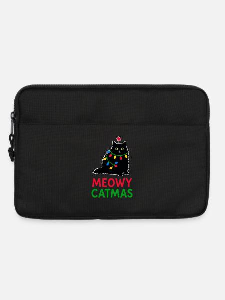 Meowy Catmas - Laptoptasche 13" - Schwarz