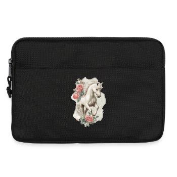 Pferd Vintage - Laptoptasche 13" - Schwarz - Vorne