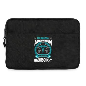 Pflegerin Geschenke Pflege Lustig Krankenpflegerin - Laptoptasche 13" - Schwarz - Vorne
