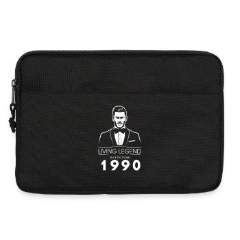 35. Geburtstag Living Legend (GENT) since 12/1990 - Laptop bag 13" - black - Front