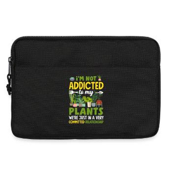 Cadeaux pour les jardins et les amoureux des plantes - Sacoche pour ordinateur portable 13 pouces - noir - Devant