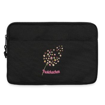 Puff Cake – Funny Cupcake Design - Laptop bag 13" - black - Front