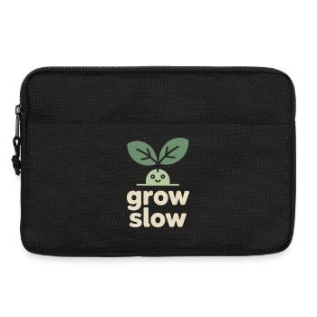 Grow Slow – Pflanzensprössling - Laptoptasche 13" - Schwarz - Vorne