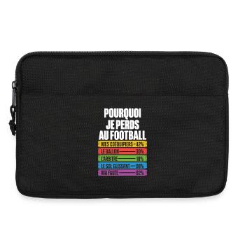 Funny Reasons to Lose Humor Football Coach - Laptop bag 13" - black - Front