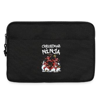 Christmas Ninja - Laptoptasche 13" - Schwarz - Vorne