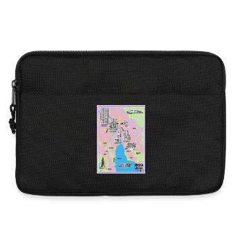 Ville de Zurich - Sacoche pour ordinateur portable 13 pouces - noir - Devant