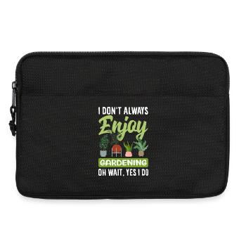 Cadeaux pour les jardins et les amoureux des plantes - Sacoche pour ordinateur portable 13 pouces - noir - Devant