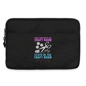 Scrapbook Scrapbooking - Laptoptasche 13" - Schwarz - Vorne