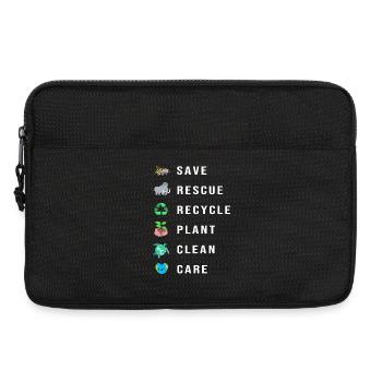 Climate change Environment Environmental protection - Laptop bag 13" - black - Front