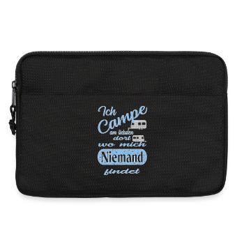 Camping - Laptop bag 13" - black - Front
