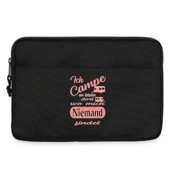 Campen - Laptoptasche 13" - Schwarz - Vorne