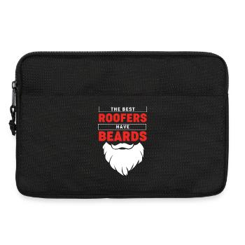 Dachdecker Handwerker Beruf Spruch - Laptoptasche 13" - Schwarz - Vorne