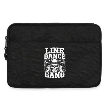 Line Dance Gang Skull Tee - Laptoptasche 13" - Schwarz - Vorne