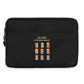 Mathe hält dich im Gleichgewicht - Laptoptasche 13" - Schwarz - Vorne