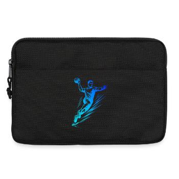 Style handball pour toutes les occasions masculines - Sacoche pour ordinateur portable 13 pouces - noir - Devant
