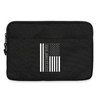 Est. MDCCLXXVI USA Flagge - Laptoptasche 13" - Schwarz - Vorne