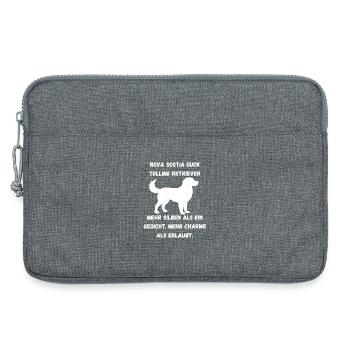 Duck Toller  - Laptoptasche 13" - Grau meliert - Vorne