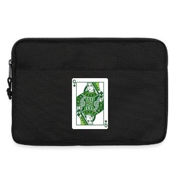 Queen Of Shamrock St Patrick’s Irish - Laptop bag 13" - black - Front