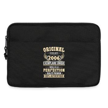2006 – Unique example – Premium quality - Laptop bag 13" - black - Front