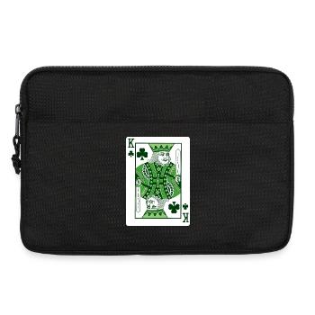 König von Shamrock St. Patrick's Irish - Laptoptasche 13" - Schwarz - Vorne