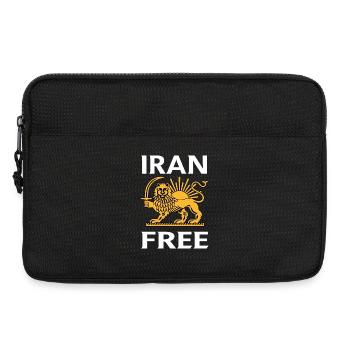 Motif du Lion de la Liberté en Iran - Sacoche pour ordinateur portable 13 pouces - noir - Devant