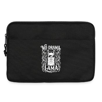 No Drama Lama mit Sonnenbrille - Laptoptasche 13" - Schwarz - Vorne