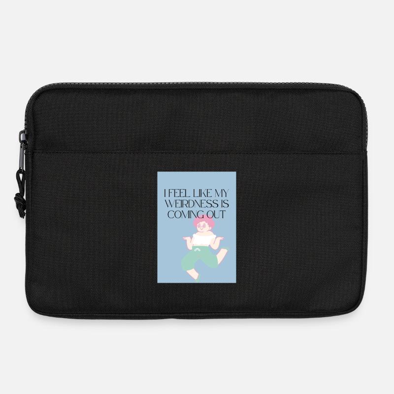 Sich seltsam fühlen - Laptoptasche 13" - Schwarz