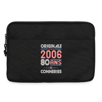 Originale – 2006 – 20 ans de conneries - Sacoche pour ordinateur portable 13 pouces - noir - Devant