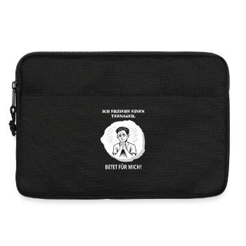 J’élève un adolescent – priez pour moi ! - Sacoche pour ordinateur portable 13 pouces - noir - Devant
