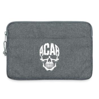 ACAB - Anti-Cops Unicorn Tee - Laptop bag 13" - heather grey - Front