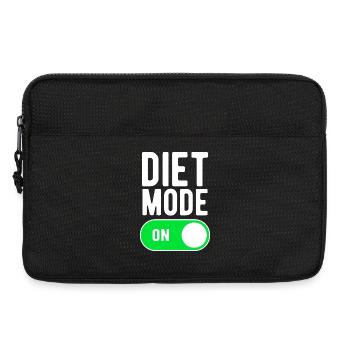 Mode diète sur la nutrition de la salle de sport - Sacoche pour ordinateur portable 13 pouces - noir - Devant