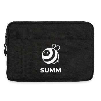 Summende Biene Icon-Design - Laptoptasche 13" - Schwarz - Vorne