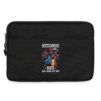 German rock and beer, that's what I treat myself to - Laptop bag 13" - black - Front