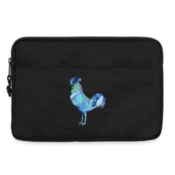 Chicken Fans - Rooster - Rooster - Flower Chicken - Organic - Laptop bag 13" - black - Front