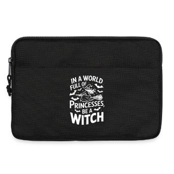 In Einer Welt Voller Prinzessinnen Sei Eine Hexe - Laptoptasche 13" - Schwarz - Vorne