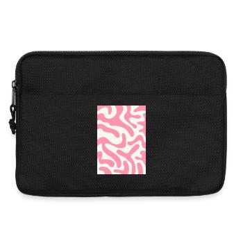 Funky tiger - rosa - Laptoptasche 13" - Schwarz - Vorne