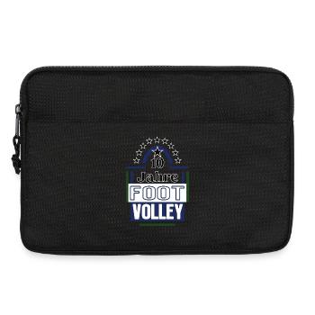 Footvolley Anniversary 10 Years Coach Player Jubi - Laptop bag 13" - black - Front