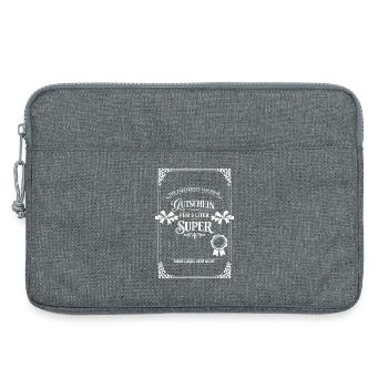 Das Exklusivste Geschenk - Laptoptasche 13" - Grau meliert - Vorne