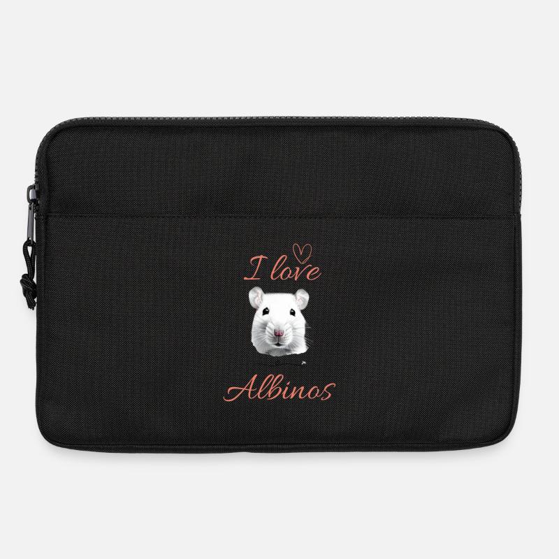 Rattopia Motiv Albino-Ratte - Laptoptasche 13" - Schwarz
