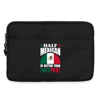 Fierté du Mexique & Maison Drapeau du Mexique - Sacoche pour ordinateur portable 13 pouces - noir - Devant