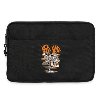 Breakdance  | B-Boy | Hip Hop - Laptoptasche 13" - Schwarz - Vorne