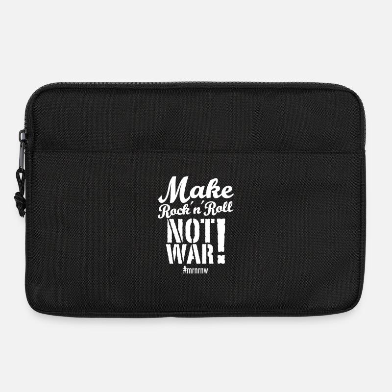 Make Rock´n´Roll Not War 2025-Version - Laptoptasche 13" - Schwarz