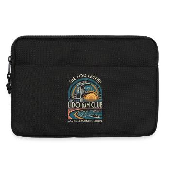 Lido Legend 6AM Club – Art Déco Freiluftschwimmen - Laptoptasche 13" - Schwarz - Vorne