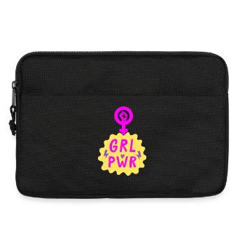 GIRL POWER – HEART OF STRENGTH! ♀ GIRLS SISTERS - Laptoptasche 13" - Schwarz - Vorne